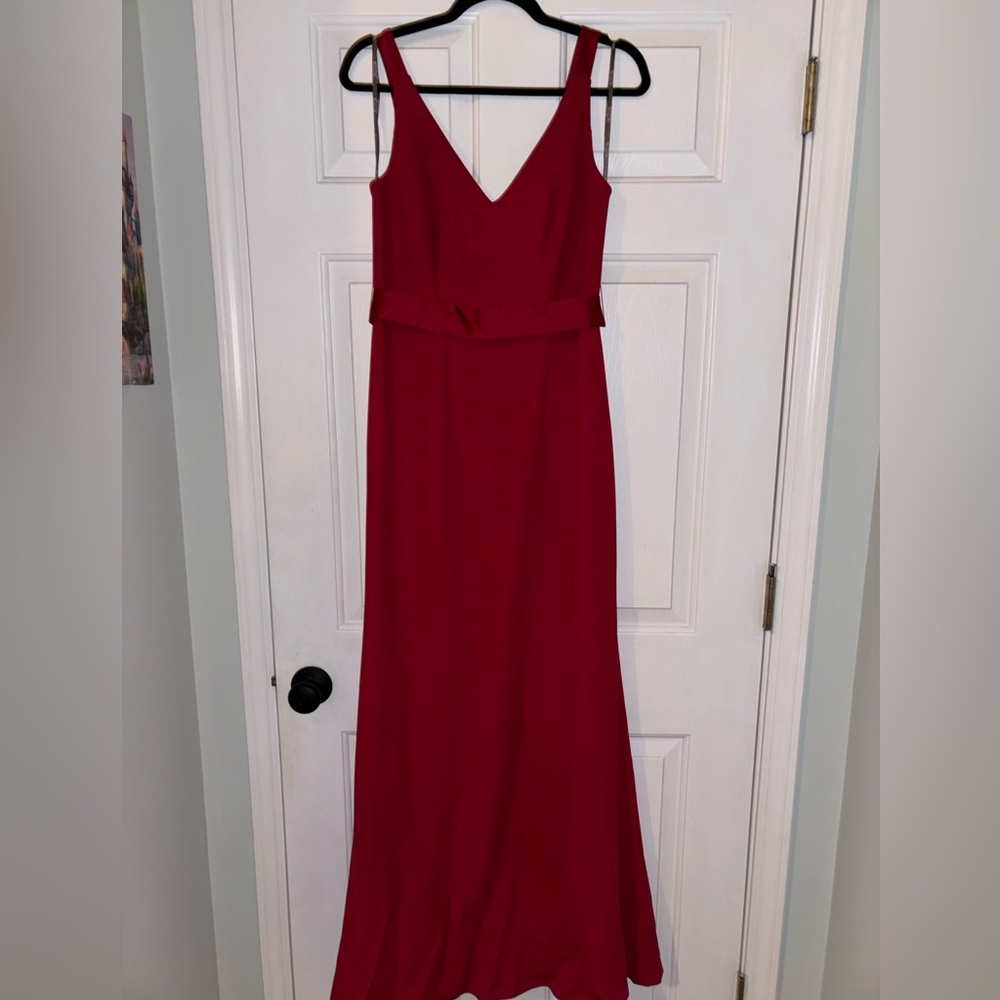 White by Vera Wang Red Formal Dress